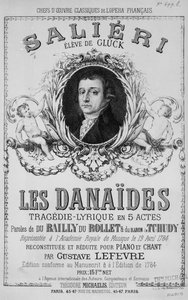 إعلان عن "لي دانايدس" ، 19 أبريل 1784
